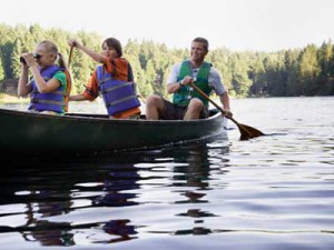 Canoeing Lake Athapap